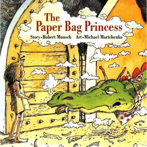 The Paper Bag Princess (Board Book Abridged) - by Robert Munsch (Hardcover)