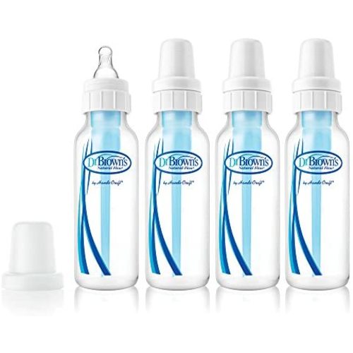 Dr. Brown's Natural Flow Anti-Colic Baby Bottle - 8oz - 4pk