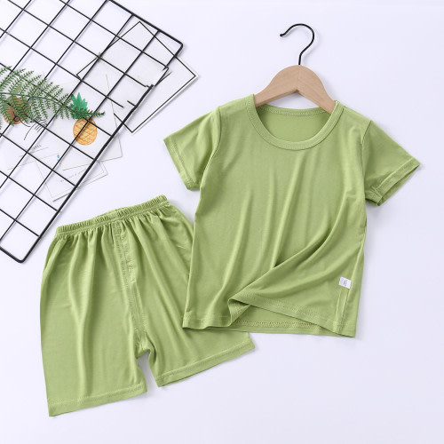Summer Saving Clearance!Ynynloco Baby Boys Girls Short Summer Pajamas Sets - Toddler Cool Jammies Pjs Rayon from Bamboo,2pcs Kids Sleepwear Set 6M-7Y