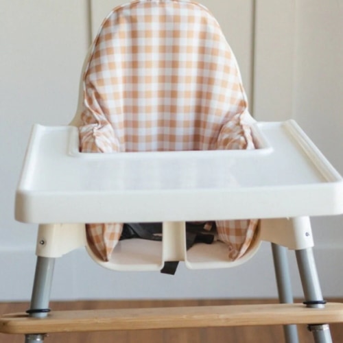 Yellow Gingham IKEA Antilop Cushion Cover | Little Joy Co.