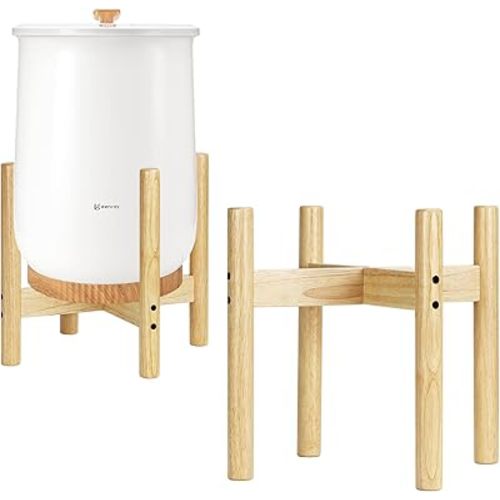 Keenray Wooden Adjustable Stand for Towel Warmers, Solid Wood Stand to Fit Different Sized Towel Warmers(8’’-15’’), Ideal Stand Accessories for Bathroom