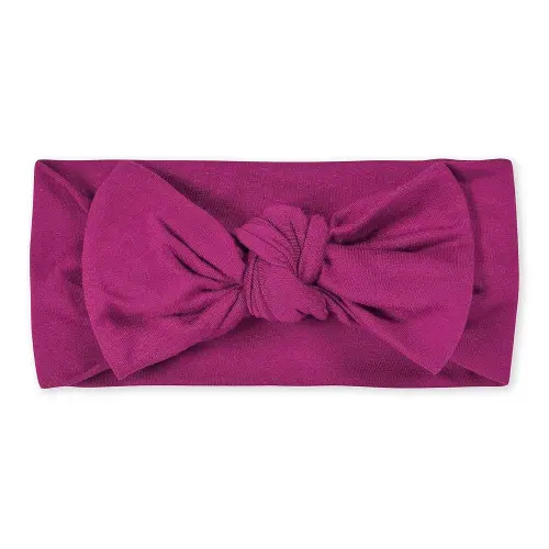 Gerber Womens Buttery-soft With Bow Viscose Made Eucalyptus Headband, Raspberry, 1 Count Pack Of 1 US