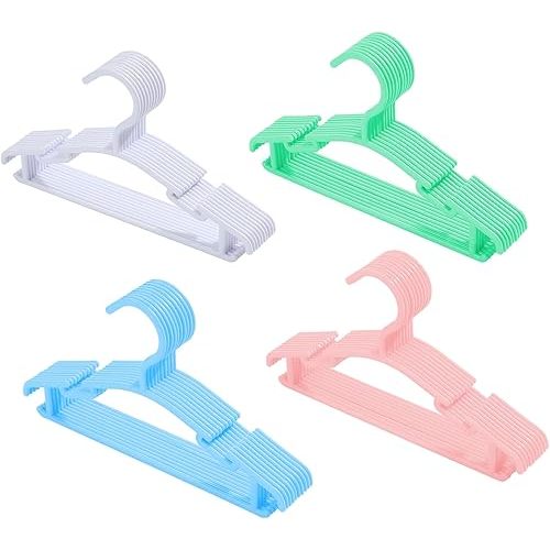 40 Pack Baby Nursery Closet Hangers,Non-Slip Laundry Infant Pant Hanger for Newborn Clothes Gift,Ultra-Thin Child Coat Hanger for Girl Boy Toddler Kid