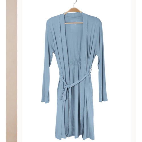 Bamboo Women's Nursing Robe in Slate – Kyte Living