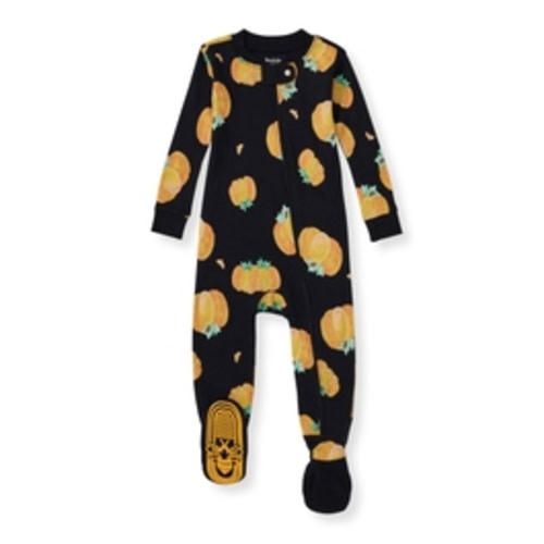 Midnight Pumpkins Organic Baby Sleeper: 9-12M