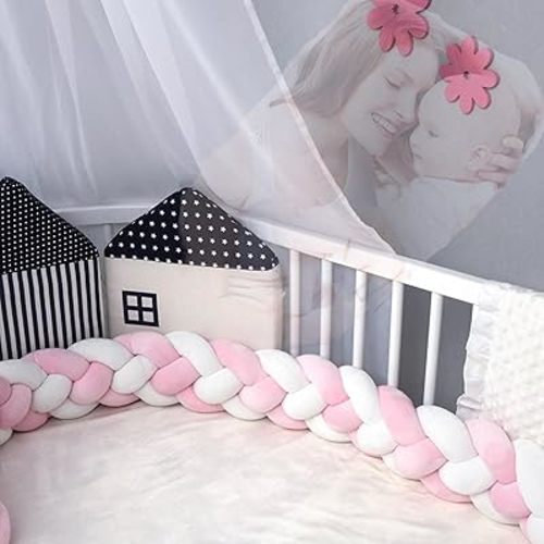 New Throw Pillow, Decorative Cushions Can be Placed on The Sides and Corners of Beds and Sofas.(White Pink,157in)