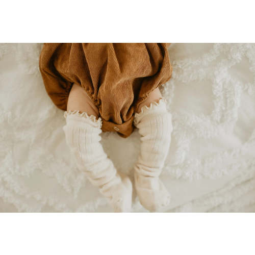Eden Socks in Beige | Reverie Threads