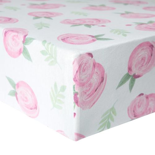 Copper Pearl's Grace: Premium Knit Fitted Crib Sheet