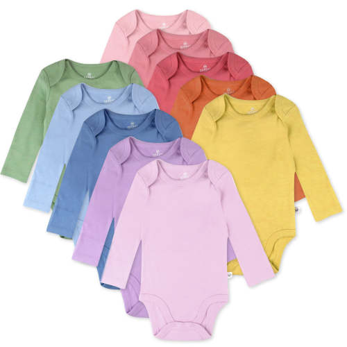 10-Pack Organic Cotton Long Sleeve Bodysuits | Honest Baby Clothing