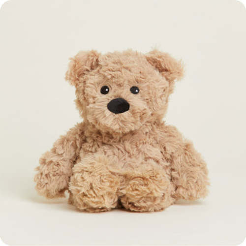 Microwavable Brown Curly Bear Warmies | Warmies USA