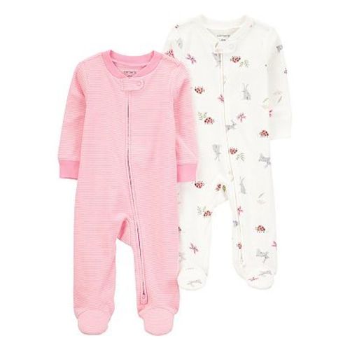 Baby Carter's 2-Pack Ladybug 2-Way Zip Sleep & Play Pajamas