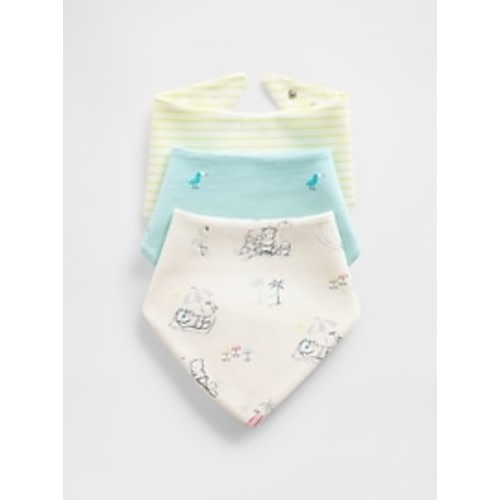 Baby Organic Cotton First Favorites Bandana Bib (3-Pack) | Gap