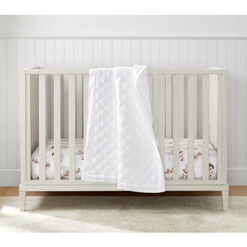 Blush Heritage Santa Baby Bedding | Pottery Barn Kids