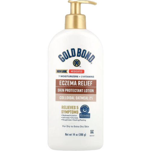 Gold Bond Medicated Extra Strength Body Lotion, 14 oz., Moisturizes, Relieves & Soothes, Skin Moisturizer