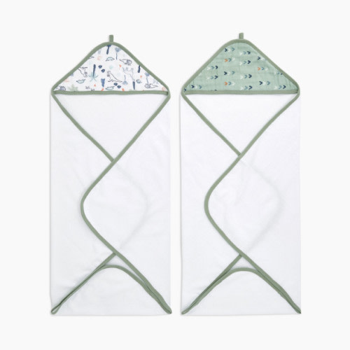 Aden + Anais Hooded Towel 2 Pack - Dinotime