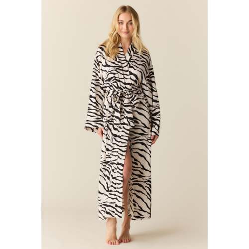 Kaia Cloud Jersey Kimono Robe in Serengeti