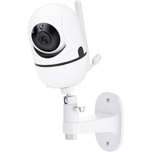 Baby Monitor Mount for HelloBaby HB65/HB40/HB6550/HB6560/HB6148/HB66/HB6339/HB6550 Pro, ANMEATE SM935E, 360° Adjustable Baby Camera Wall Mount for Hellobaby Monitor, Two Ways to Install