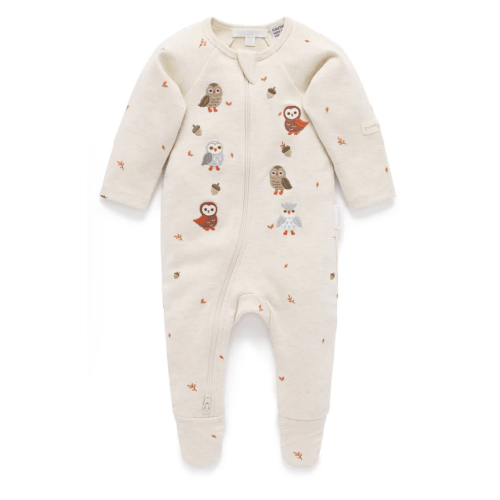 Owl Thick Zip Growsuit