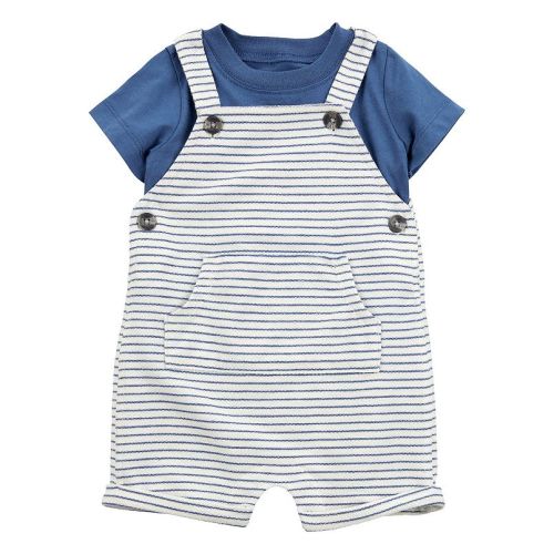 Baby Boy Carter's 2-Piece Tee & Striped Shortalls Set