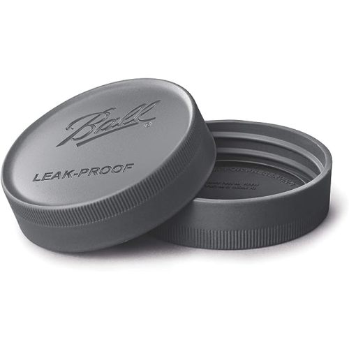 Ball Mason Jar Lids - Regular Mouth (Mason Jar Caps) - Leak Proof (Standard) - 6 Count (Pack of 1)