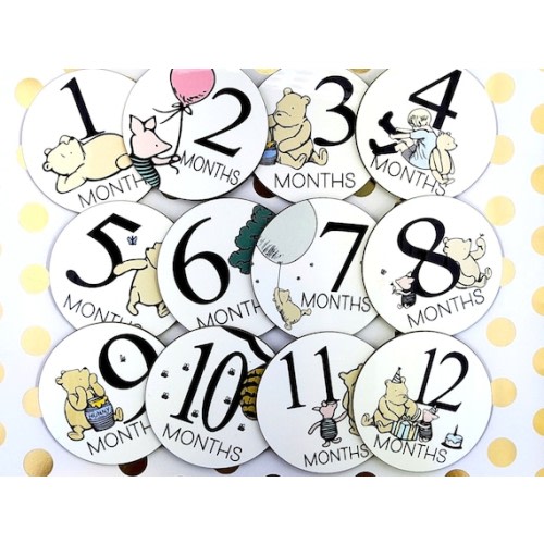 Pooh Milestone Markers