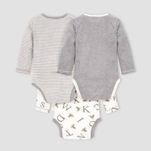 Burt's Bees Baby® Baby 3pk Organic Cotton Bodysuit - Off-White, Size: 24M