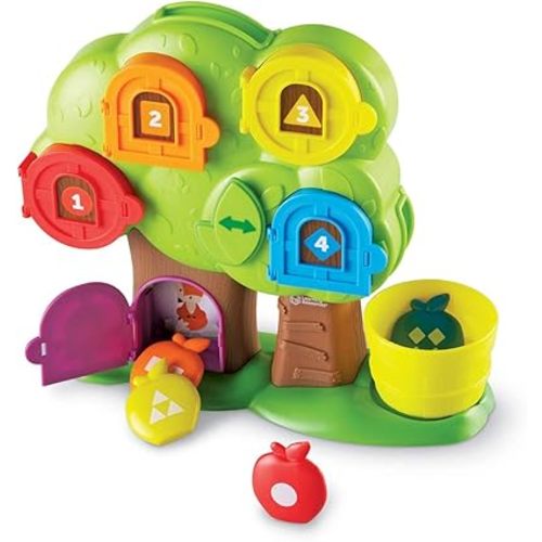 Learning Resources Hide & Seek Learning Treehouse, Letter Games, Toddler Learning Treehouse, Ages 18 mos+