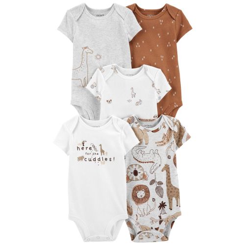 Baby 5-Pack Short-Sleeve Original Bodysuits - 9M - Multi
