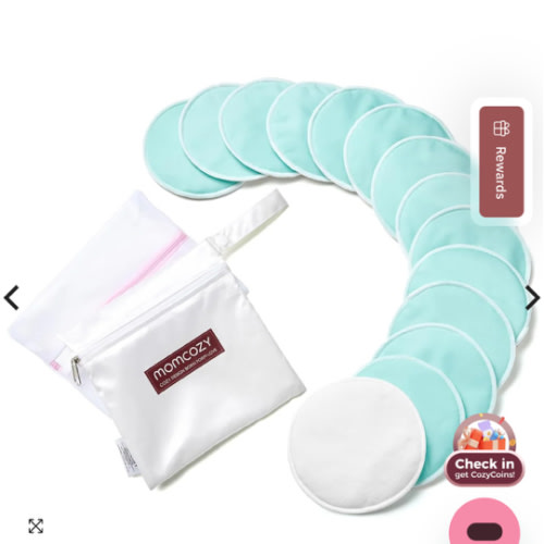 Momcozy Reusable Breast Pads - 14 Pack