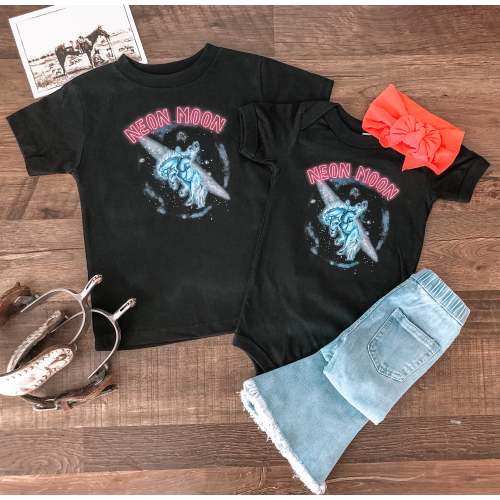 Neon Moon (Baby, Toddler, & Youth) - Black