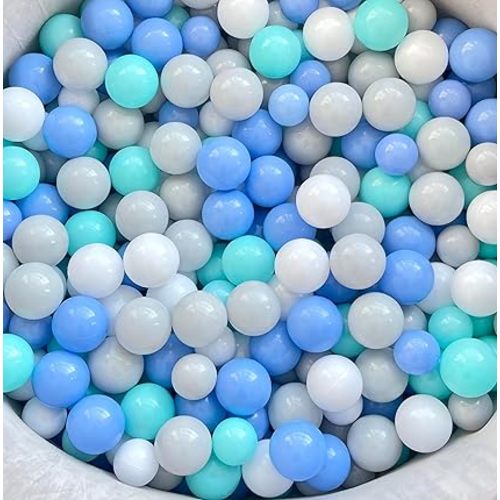Soft Ball Pit Balls 200/500/1000/2000 Count Plastic Play Pit Balls for Pet Dogs Ball Pits,BPA Free Pool Balls for Toddles Playhouse Party (2.2")