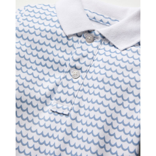 Baby's Pima Louis Play Romper, La Mer - Petite Plume | Maisonette