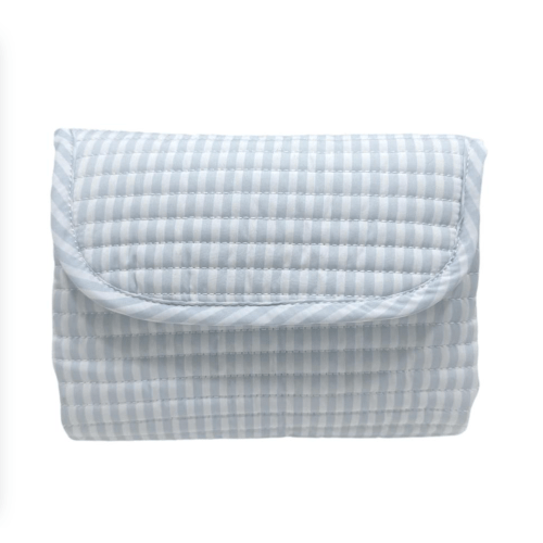 Quilted Changing Mat, Pimlico Blue Stripe