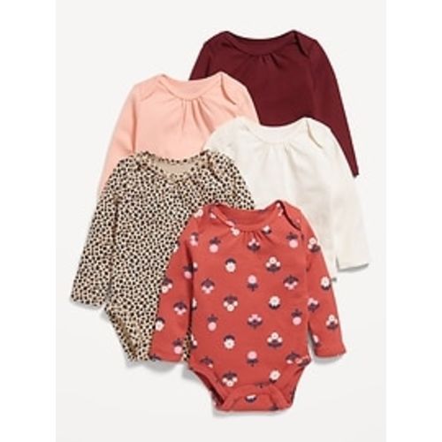 Long-Sleeve Bodysuit 5-Pack for Baby | Old Navy