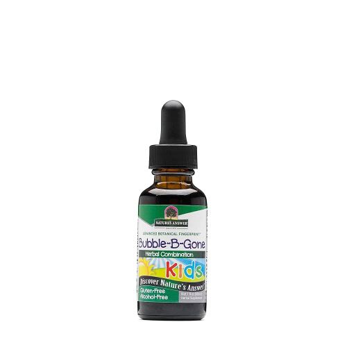 Nature's Answer - Kid-Bubble-B-Gone, 1oz Alcohol Free Liquid Colic Gas Relief in Infants and Children