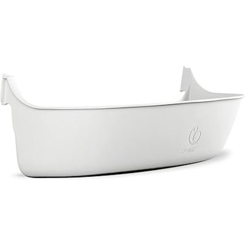 Stokke Tripp Trapp Storage, White - Flexible + Smart Storage Solution - Fits All Tripp Trapp Chairs Made After 2003 - Multifunctional, Safe + Easy to Use - Dishwasher Safe & BPA-Free