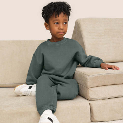 Mini Organic Fleece Crew Neck Sweatshirt