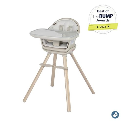 Maxi-Cosi Moa 8-in-1 Highchair, Machine Washable, Compact, Lightweight Design, Classic Oat