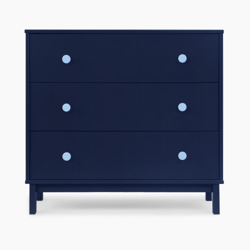 Delta Children babyGap Legacy 3 Drawer Dresser with Interlocking Drawers - Navy/Light Blue
