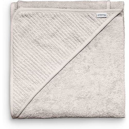 Ehrenkind® Hooded Towel, Baby Towel with Hood Made of Cuddly Soft Organic Cotton, Bath Towel in 100 x 100 cm, Beige, Bath Towel Children, Baby First Equipment Newborn or Baby Gift