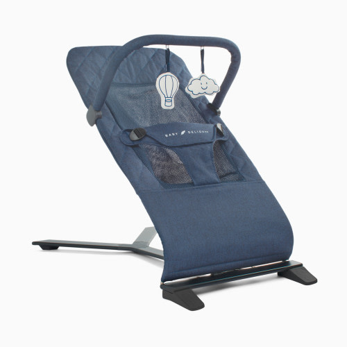 Baby Delight Alpine Deluxe Portable Bouncer - Quilted Indigo