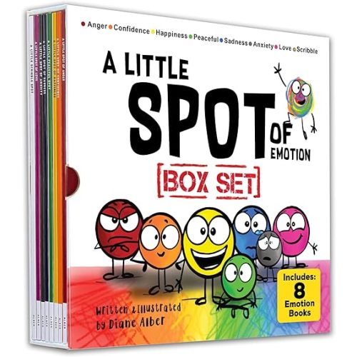 A Little SPOT of Emotion 8 Book Box Set (Books 1-8: Anger, Anxiety, Peaceful, Happiness, Sadness, Confidence, Love, & Scribble Emotion) Paperback – Box set, April 29, 2020