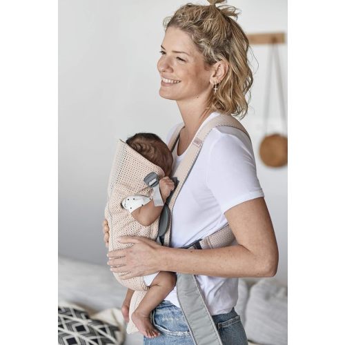 BabyBjörn Baby Carrier Mini, 3D mesh, Pearly Pink