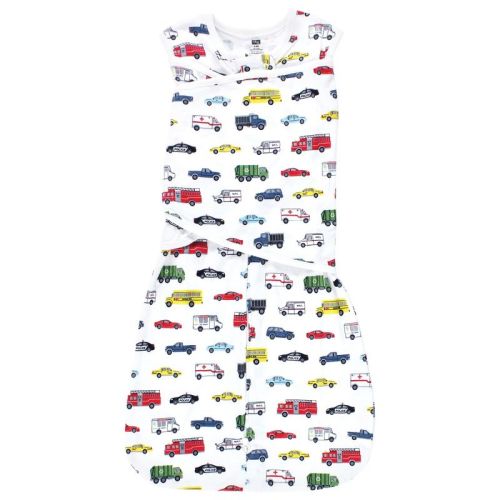 Hudson Baby Unisex Convertible Swaddle Sleep Sack, Going Places