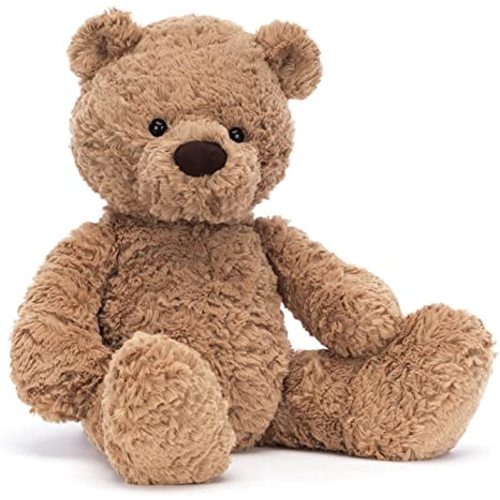 Jellycat Bumbly Bear Stuffed Animal, Medium, 17 inches - Medium - 17"
