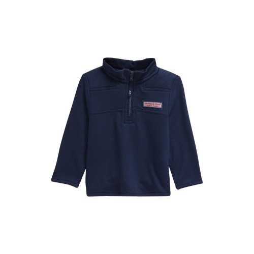 Baby Dreamcloth Quarter Zip Pullover, Nautical Navy