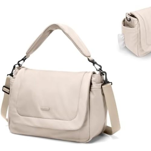 14L Puffer Diaper Bag Tote, Large Capacity Travel Diaper bags, Crossbody Hospital Bag for mom