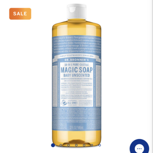 Our Best Baby Soap - Unscented Baby Wash w/Organic Ingredients – Dr. Bronner's