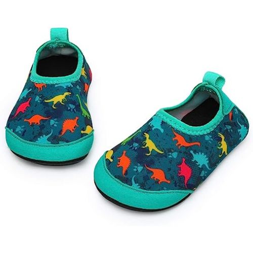 Baby Boys and Girls Swim Water Shoes Barefoot Aqua Socks Non-Slip for Beach Pool Toddler Kids