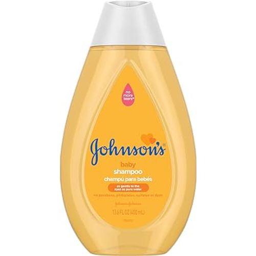 Johnson's Baby Tear Free Shampoo, No Parabens/Phthalates/Sulfates/Dyes, Fresh, 13.6 Fl Oz